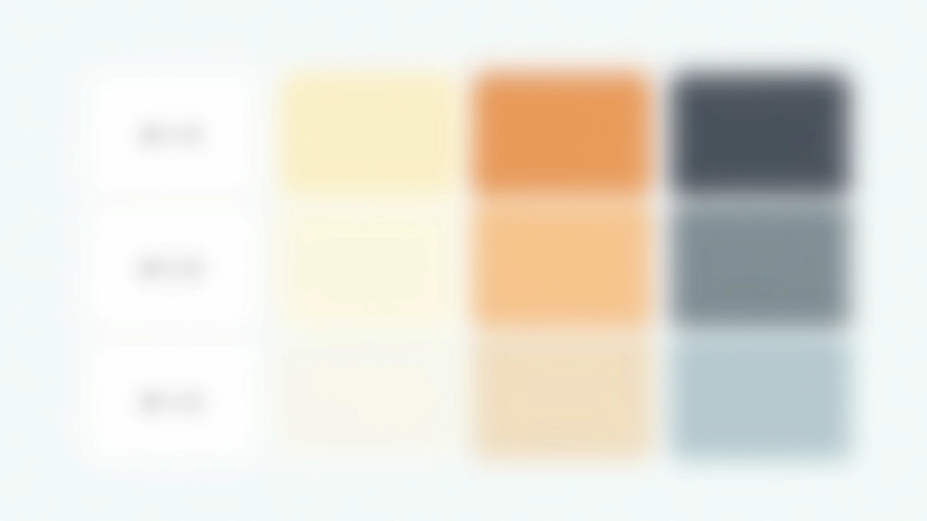 Farbmuster und Kontrastverhältnisse nebeneinander — zeigt unterschiedliche Helligkeitsstufen für Barrierefreiheit