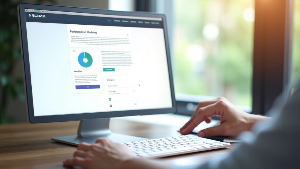 Website-Screenshot mit guten Kontrasten, Mustern und klaren Icons — Beispiel für barrierefreies Design